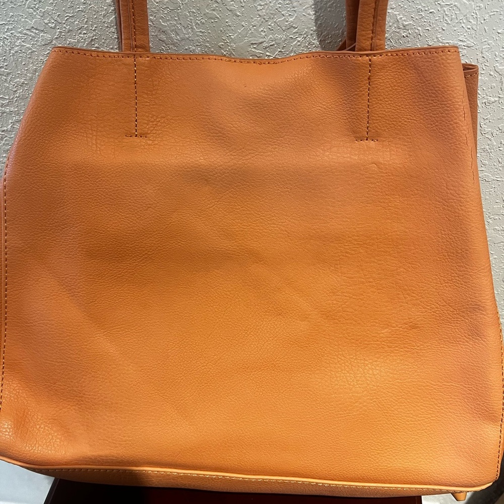 Prune Orange Studded Tote Bag - Picture 11 of 15